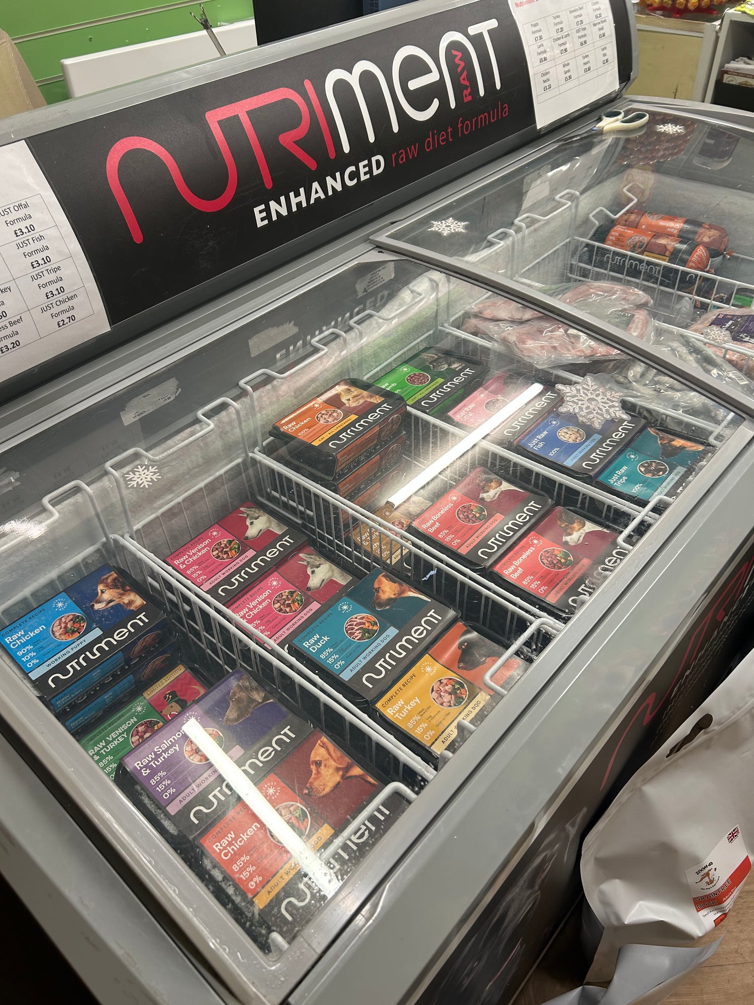 Nutriment Frozen Raw