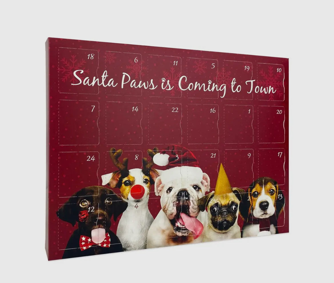 The Doggylicious Sausage Delight Advent Calendar | 24 Days of Artisan Natural "ZOOM-eze” Inducing Duck, 3 Bird & Turkey Treats for Dogs